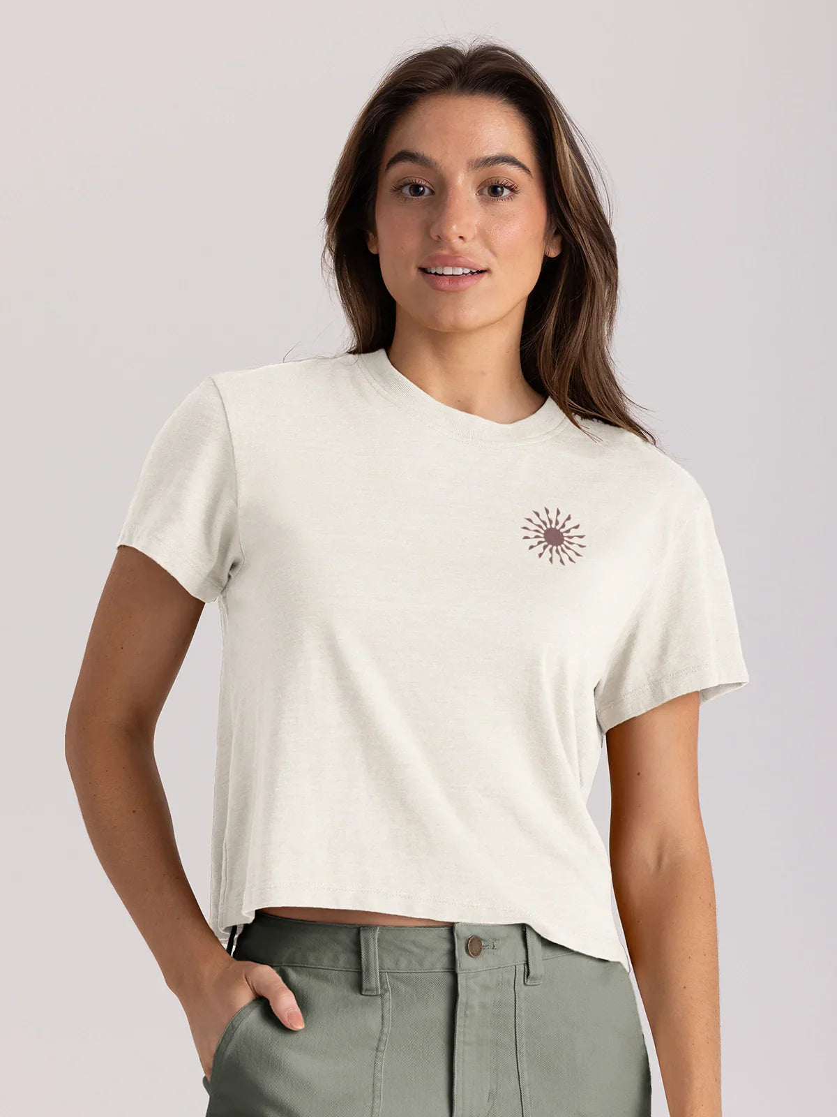 Women's Sol Tee - Heather Birch